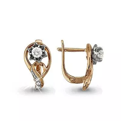 Серьги, золото, артикул LV941412Ак