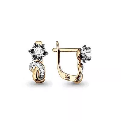 Серьги, артикул LV941411Ак, золото