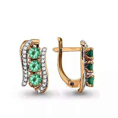 Серьги, артикул LV941250Ак, золото