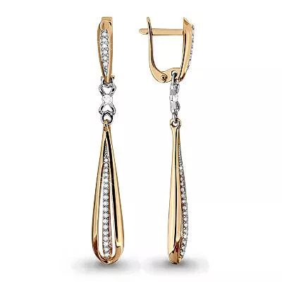 Серьги, артикул LV941214Ак, золото