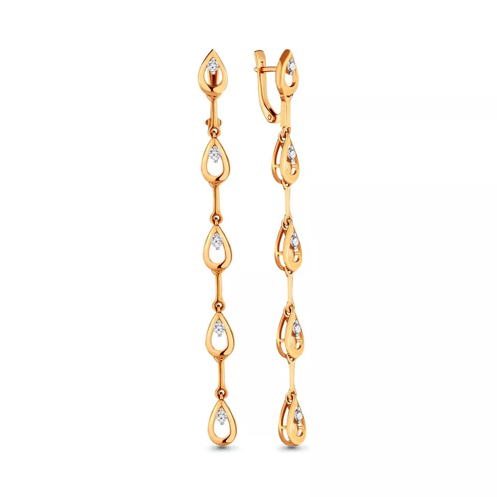 Серьги, золото, артикул LV941211к