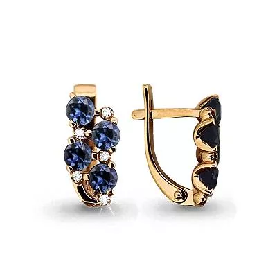 Серьги, артикул LV941188К, золото