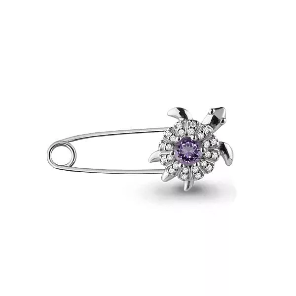 Булавка, серебро, артикул LV7272004А