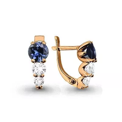 Серьги, артикул LV941177к, золото