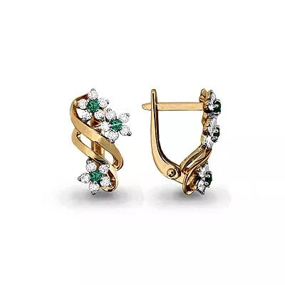 Серьги, золото, артикул LV941117к