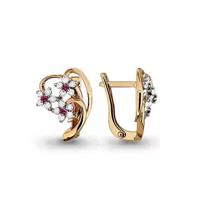 Серьги, золото, артикул LV941106к