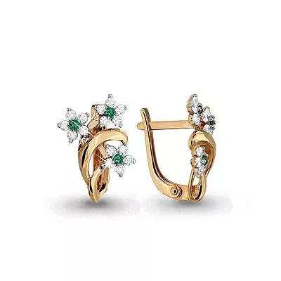 Серьги, артикул LV941102к, золото