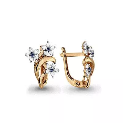 Серьги, золото, артикул LV941101к