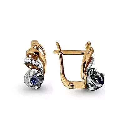 Серьги, золото, артикул LV941052Ак