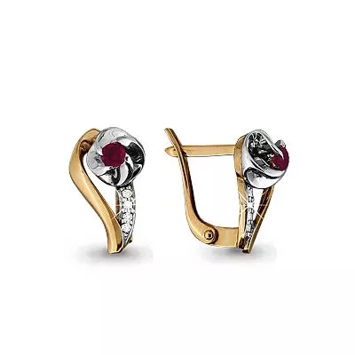 Серьги, артикул LV941026Ак, золото