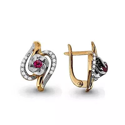 Серьги, артикул LV941018Ак, золото