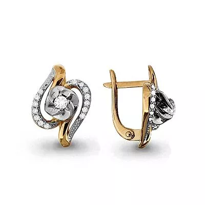 Серьги из золота, артикул LV941015Ак