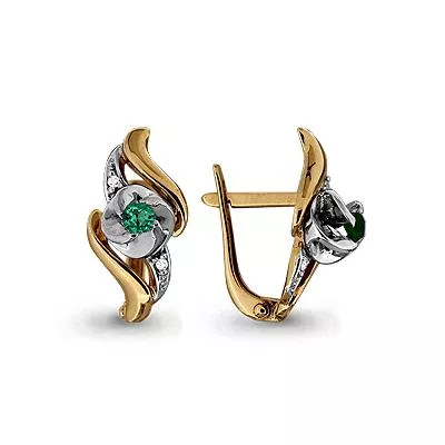 Серьги из золота, артикул LV941013Ак