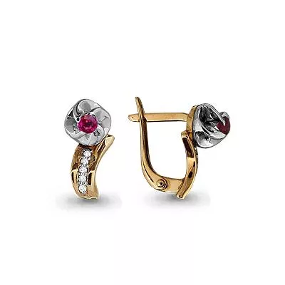 Серьги, артикул LV941010Ак, золото