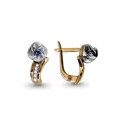 Серьги, золото, артикул LV941008Ак