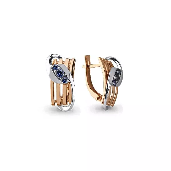 Серьги, артикул LV940969к, золото