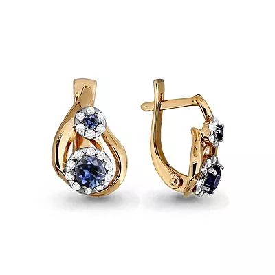 Серьги, золото, артикул LV940950к