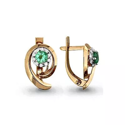 Серьги, золото, артикул LV940903к