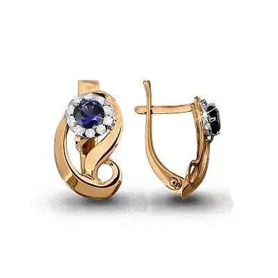 Серьги, золото, артикул LV940887к