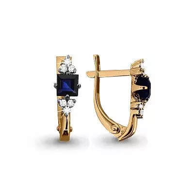 Серьги, золото, артикул LV940809Ак