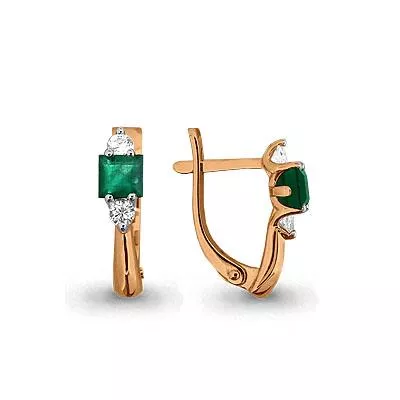 Серьги, золото, артикул LV940807к