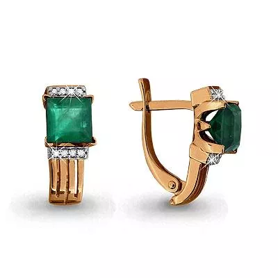 Серьги, золото, артикул LV940804к