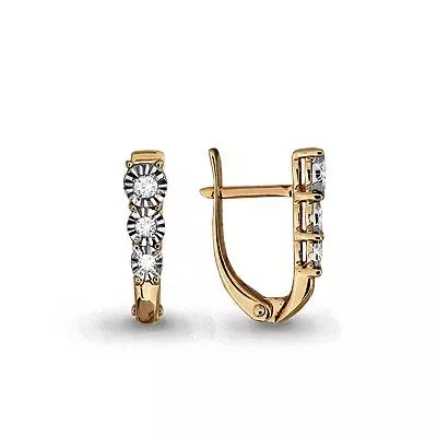 Серьги, золото, артикул LV940645к