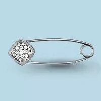 Булавка, серебро, артикул LV70486А