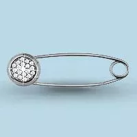 Булавка, артикул LV70482А, серебро