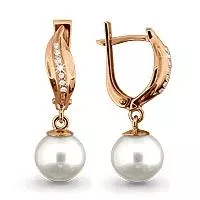 Серьги, золото, артикул LV940547Ак