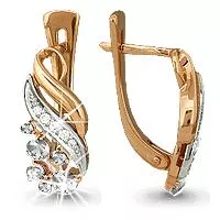 Серьги, золото, артикул LV940422к