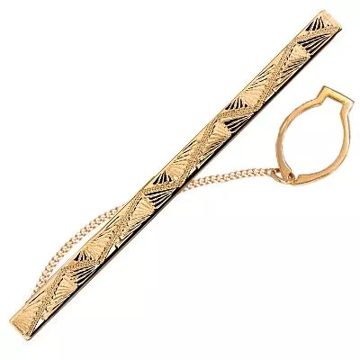 Зажим для галстука, артикул LV72120, золото