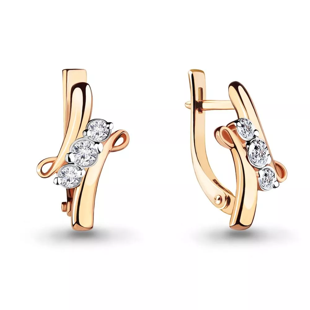 Серьги из золота, артикул LV940311к