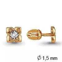 Серьги, золото, артикул LV940303к