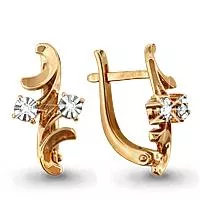 Серьги из золота, артикул LV940297к