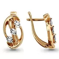 Серьги, артикул LV940290к, золото