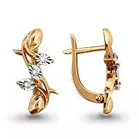 Серьги, золото, артикул LV940289к