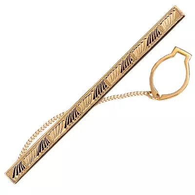 Зажим для галстука, артикул LV72117, золото