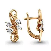 Серьги, золото, артикул LV940286к