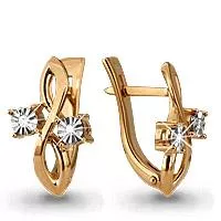 Серьги, артикул LV940284к, золото