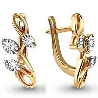 Серьги, золото, артикул LV940280к