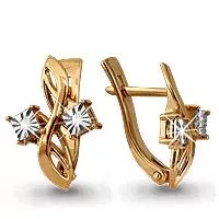Серьги, золото, артикул LV940277к