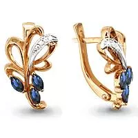 Серьги, артикул LV940260к, золото