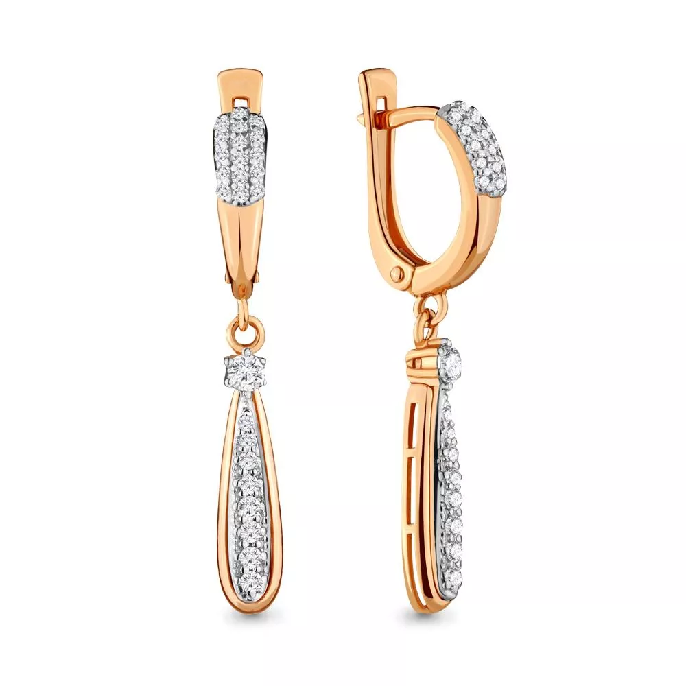 Серьги, артикул LV940138Ак, золото