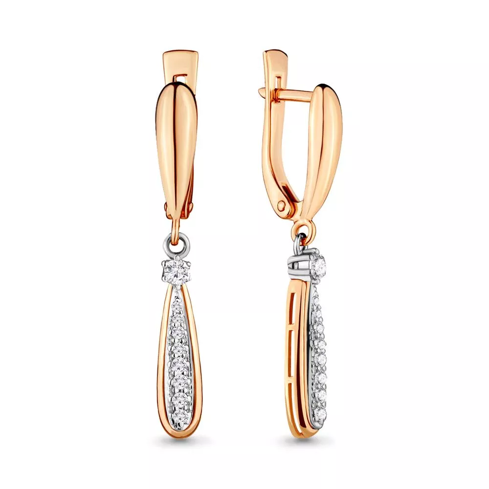 Серьги, артикул LV940136К, золото