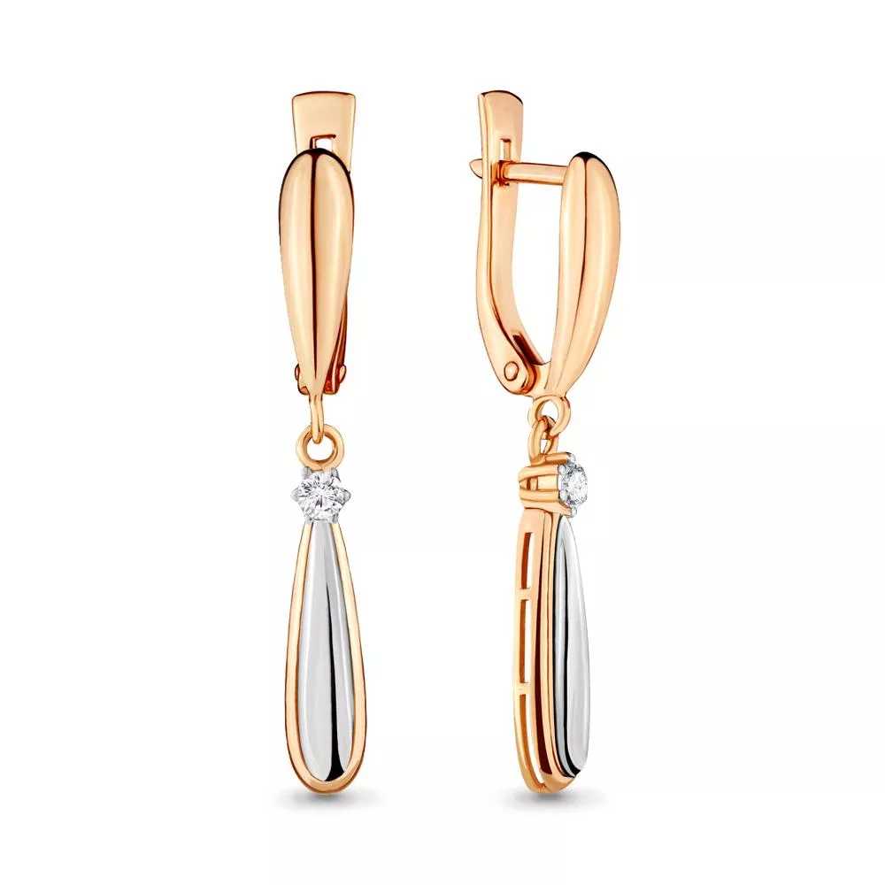 Серьги, артикул LV940132К, золото