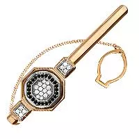 Зажим для галстука, артикул LV72101Ч, золото