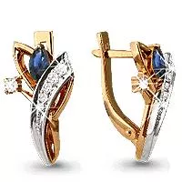 Серьги, артикул LV940090К, золото