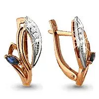 Серьги, золото, артикул LV940089К