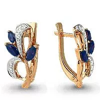 Серьги, артикул LV940087К, золото